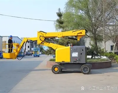柴油屈(qu)臂(bi)式(shi)陞降(jiang)平(ping)檯車(che)